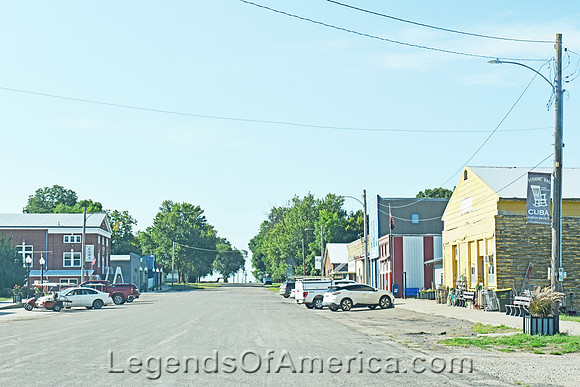 Cuba, KS - Main Street