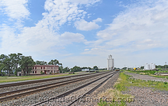 Kiowa, KS - Railroad & Old Elmore Hotel