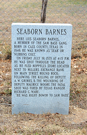 Round Rock, TX - Seaborn Barnes Grave