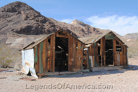 Rhyolite, NV - Shacks