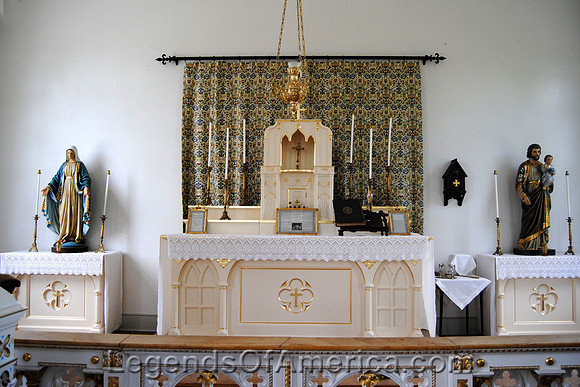 Old World Wisconsin - St. Peters Church Interior
