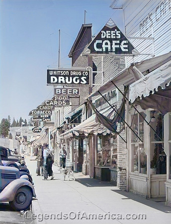 Cascade, ID - Street, 1941.
