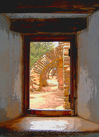 San Antonio, TX - Mission San Jose Window Arches