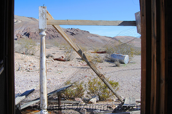 Rhyolite, NV - Shack Window - 3