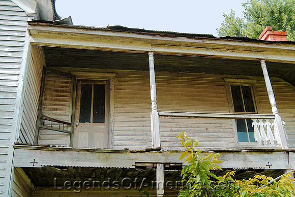 Goshen, AR - Ghost House Balcony