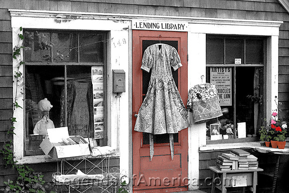 Provincetown, MA - Lending Library, 1940