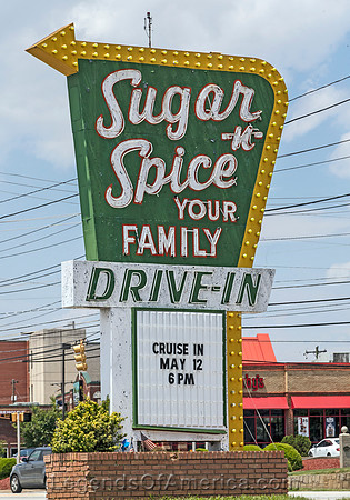 Spartanburg, SC - Sugar 'n' Spice Drive-In