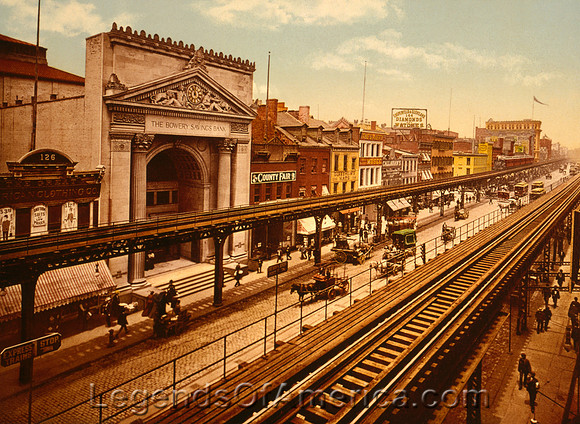 New York City, NY - Bowery, 1900