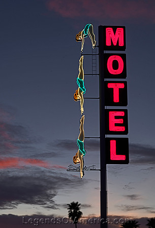 Mesa, AZ - Old Starlight Motel Sign - 2