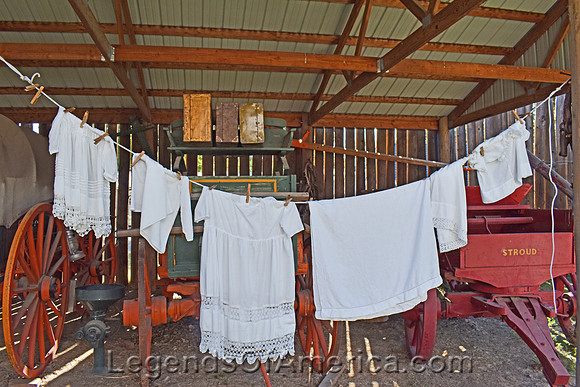 Phillipsburg, KS - Fort Bissell Museum Wagons & Laundry