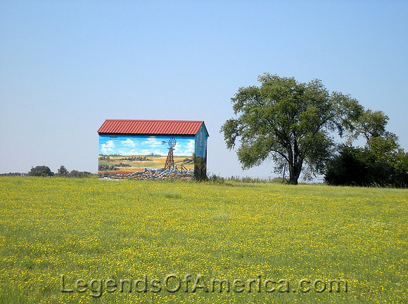 McLean, TX - Painted Barn
