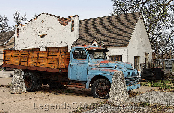 Brookville, KS - Gas Station & Truck