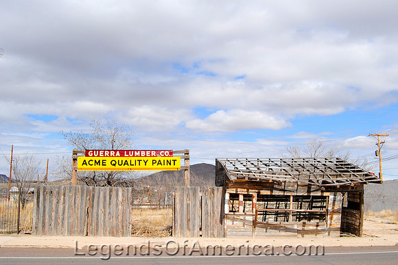 Sierra Blanca, TX - Lumber Yard