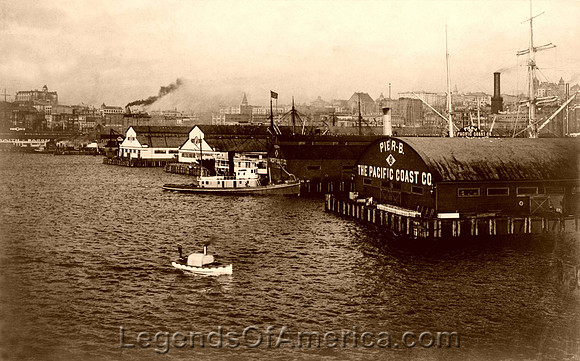 Seattle, WA - Waterfront, 1904