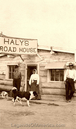 Yukon River, AK - Haly's Road House, 1900