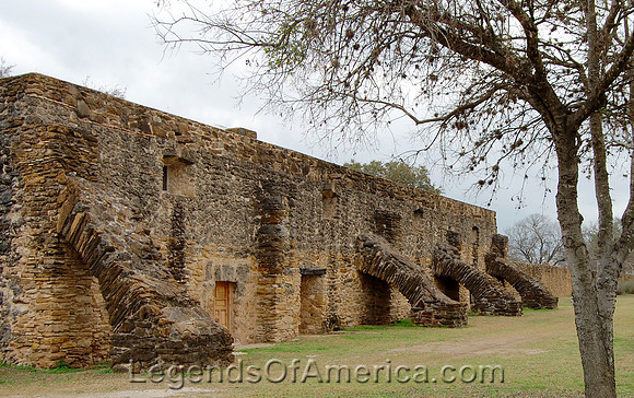 San Antonio, TX - Mission San Jose - Exterior Wall