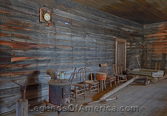 Garnet, MT - General Store Interior