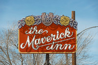 Alpine, TX - Maverick Inn Sign