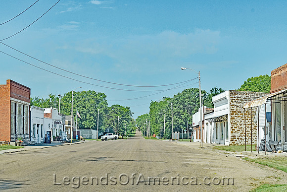 Hadam, KS - Main Street