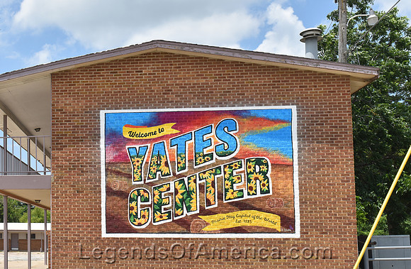 Yates Center, KS - Motel Mural