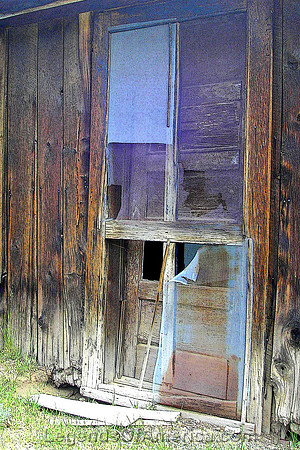 Atlantic City, WY, WY - Duncan Mine Building Door