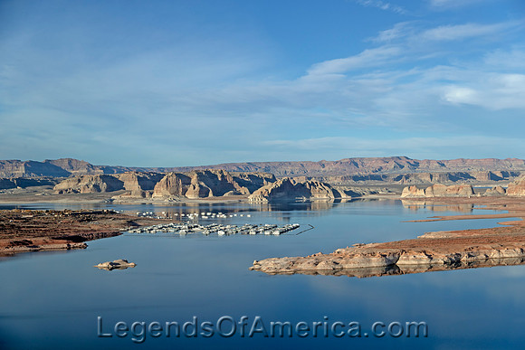 Page, AZ - Lake Powell, a reservoir on the Colorado River