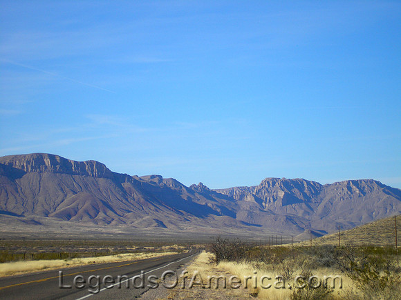 Guadalupe Mountains, TX - Highway