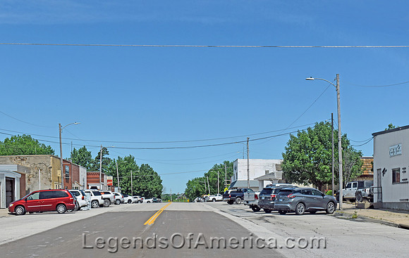Gridley, KS - Main Street