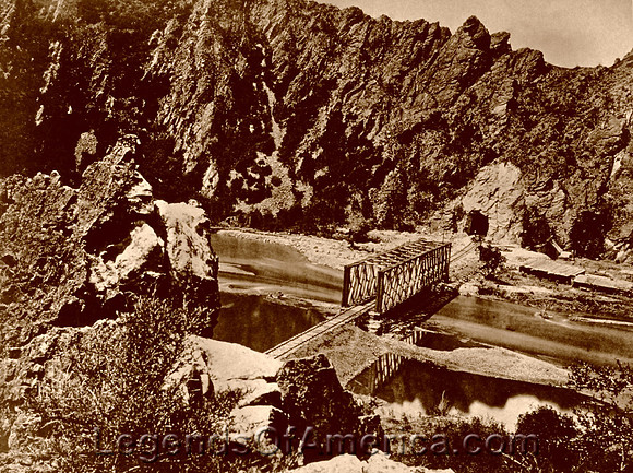 Weber Canon, UT - Railroad Bridge, 1868