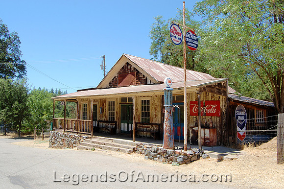 Sheep Ranch,  CA - Chevron Station