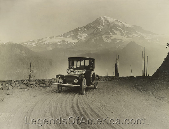 Mount Rainier, WA - Detroit Electric Auto, 1919