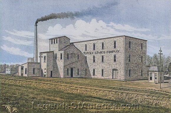 Topeka, KS - Starch Works., 1887.