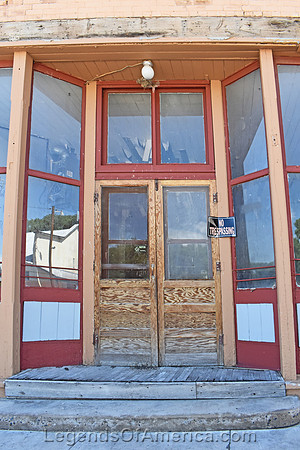 Wagon Mound, NM - Santa Clara Hotel Doors