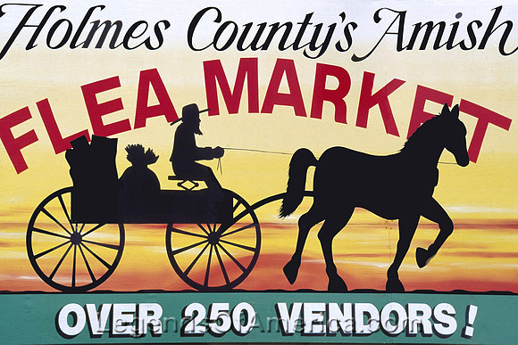 Amish Vendor Sign in Ohio