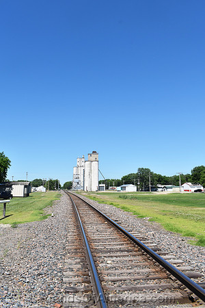 Soloman, KS - Railroad Tracks & Elevator