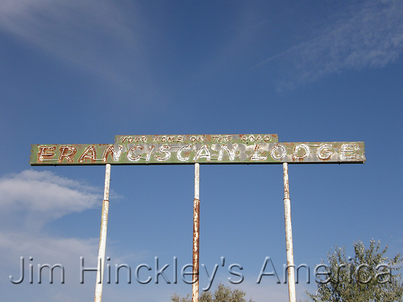 Grants, NM - Franciscan Lodge Sign