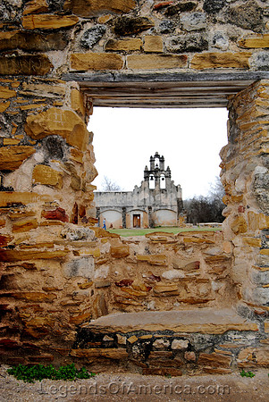 San Antonio, TX - Mission San Juan Window
