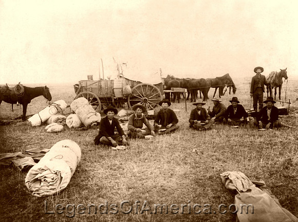 Texas Panhandle - XIT Mess Wagon, 1902