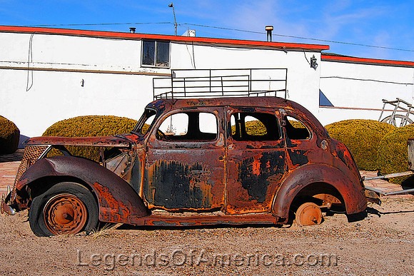 Holbrook, AZ - Wigwam Motel Junk Car
