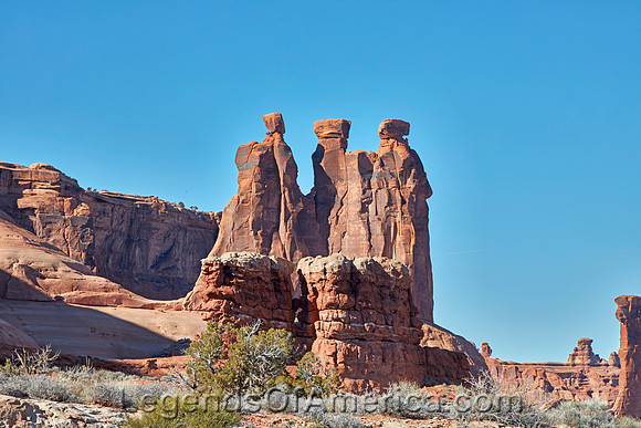 Arches National Park, UT - Three Sisters Formation - 2