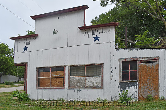 Ohlsburg, KS - Old Business Building