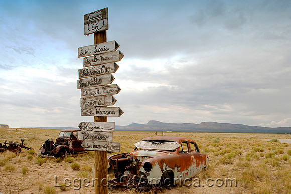 Truxton, AZ - Abandoned Cars on Route 66