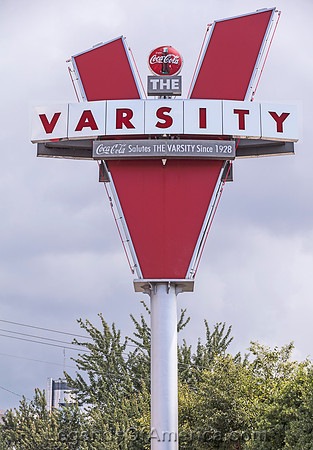 Atlanta, GA - Varsity Grill Sign