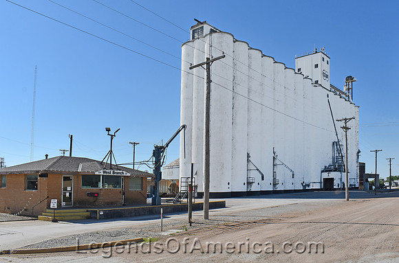 Conway Springs, KS - Railroad Station & Elevator