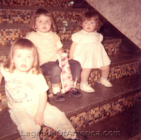 Kathy, Sheri, Kristy Weiser on Courthouse Steps