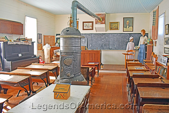 Phillipsburg, KS - Fort Bissell Dayton School Interior