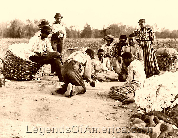 African Americans Shooting Dice