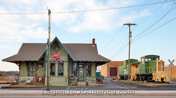 Galena, KS - M-K-T Railroad Depot-Museum - 2