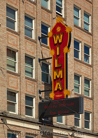 Missoula, MT - Wilma Theater Sign