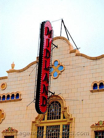 Coffeyville, KS - Midland Theater Sign